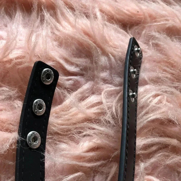 Black Leather Choker - Picture 3 of 6